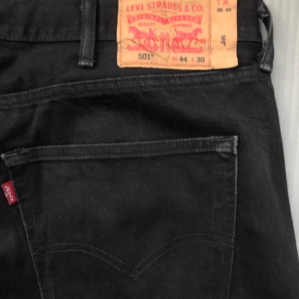 501 Levis Strauss & Co button fly denim jeans